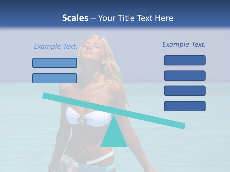 Sexy Beach Ocean PowerPoint Template