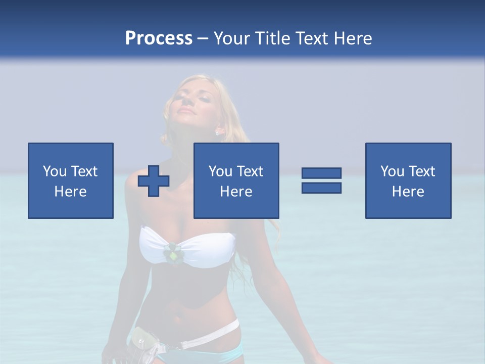 Sexy Beach Ocean PowerPoint Template