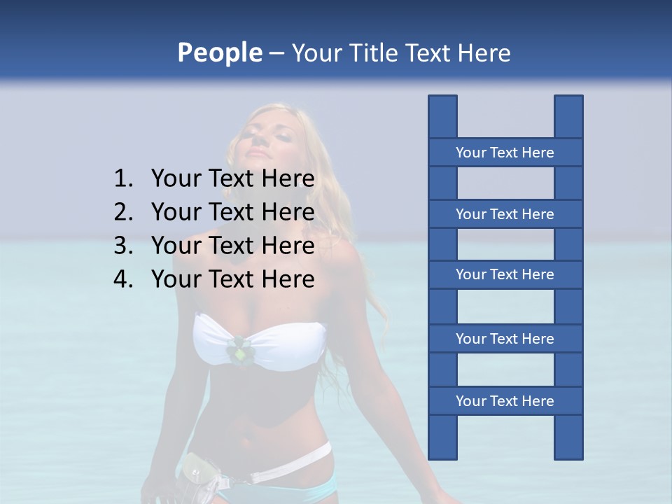 Sexy Beach Ocean PowerPoint Template
