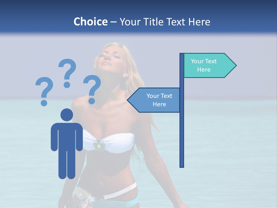 Sexy Beach Ocean PowerPoint Template