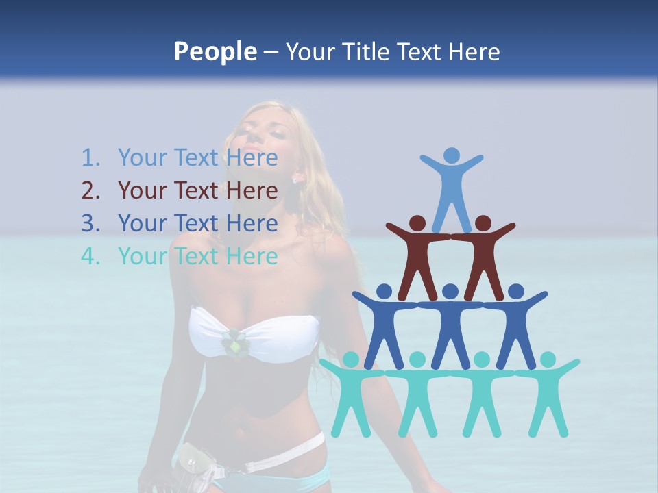 Sexy Beach Ocean PowerPoint Template