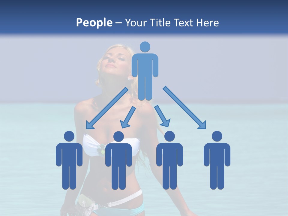 Sexy Beach Ocean PowerPoint Template