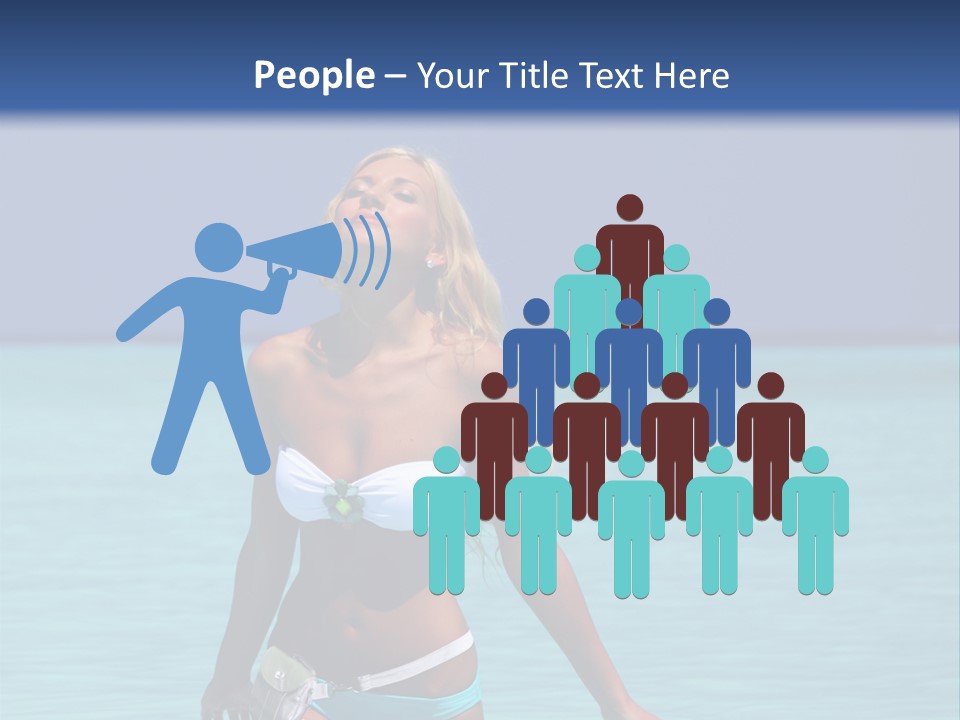 Sexy Beach Ocean PowerPoint Template