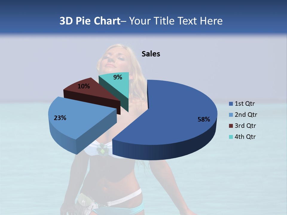 Sexy Beach Ocean PowerPoint Template