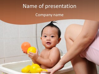 Studio Bathe Duck PowerPoint Template