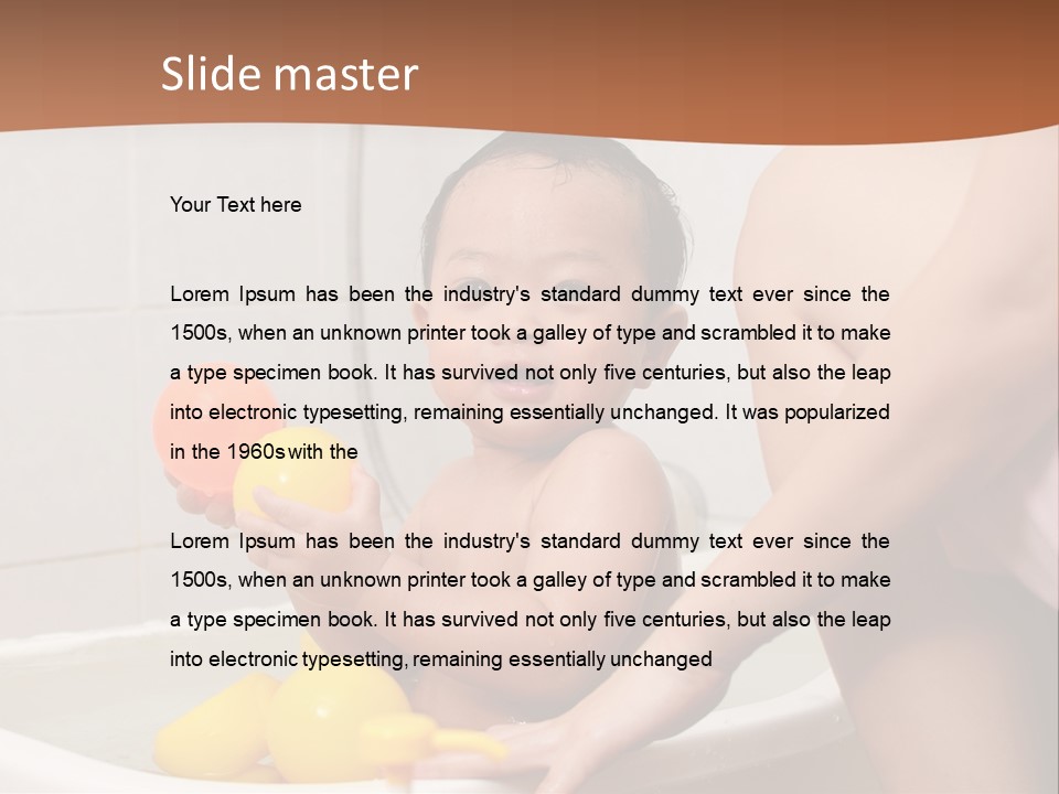 Studio Bathe Duck PowerPoint Template