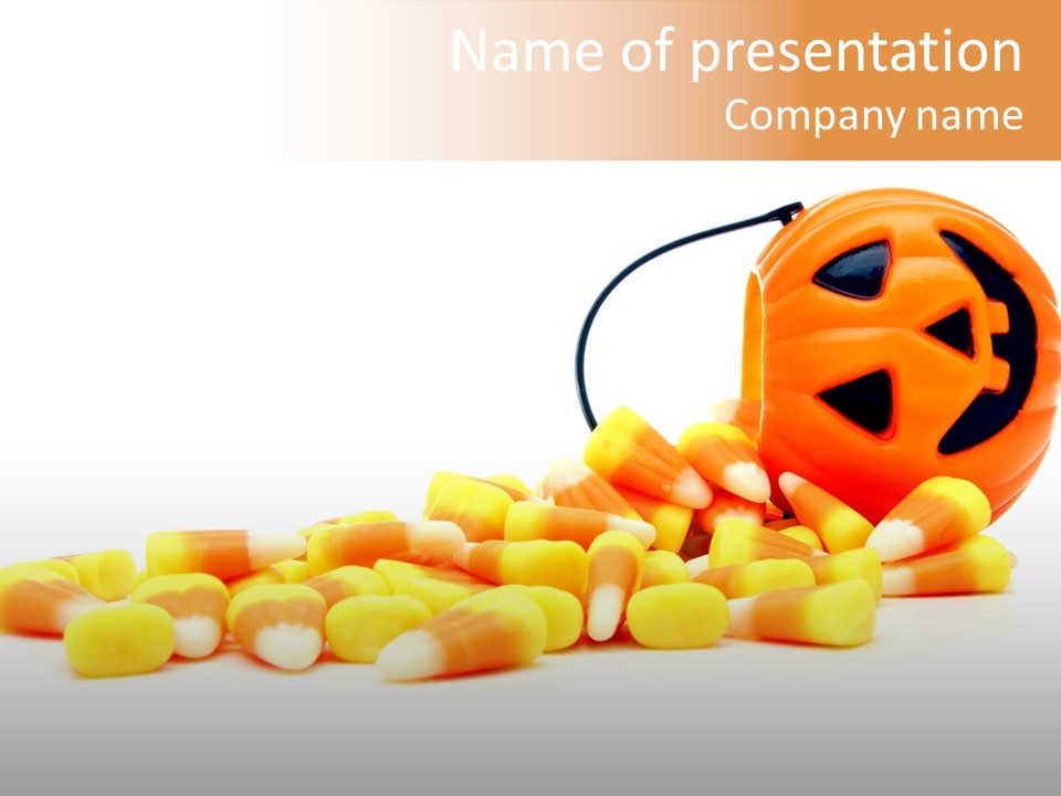 Fall Yellow Candy PowerPoint Template