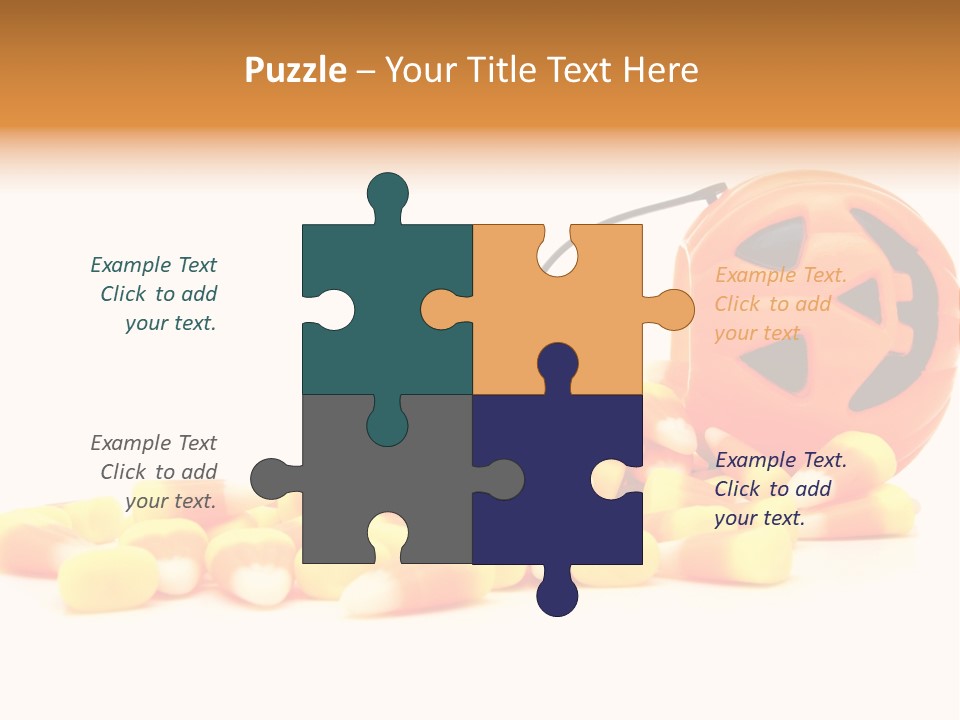 Fall Yellow Candy PowerPoint Template