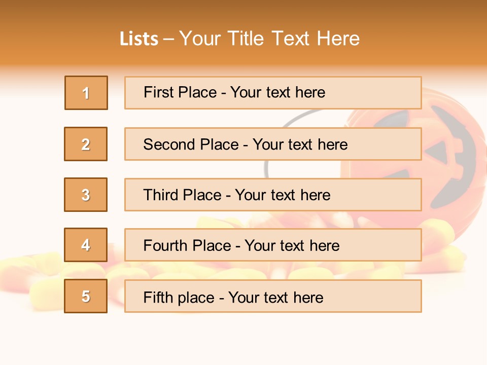 Fall Yellow Candy PowerPoint Template