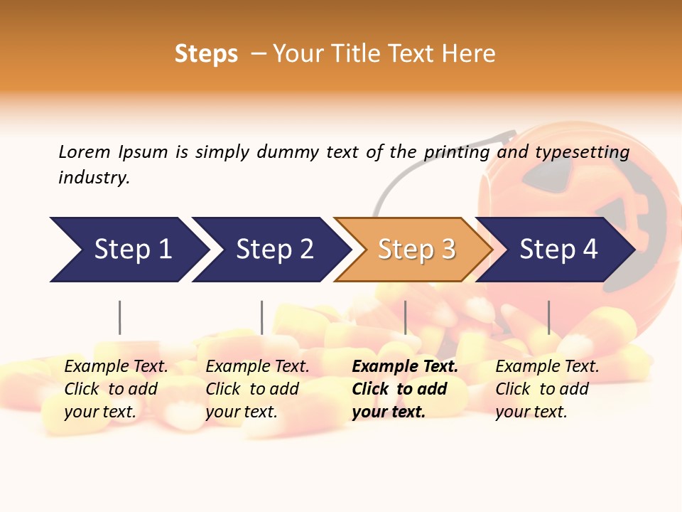 Fall Yellow Candy PowerPoint Template