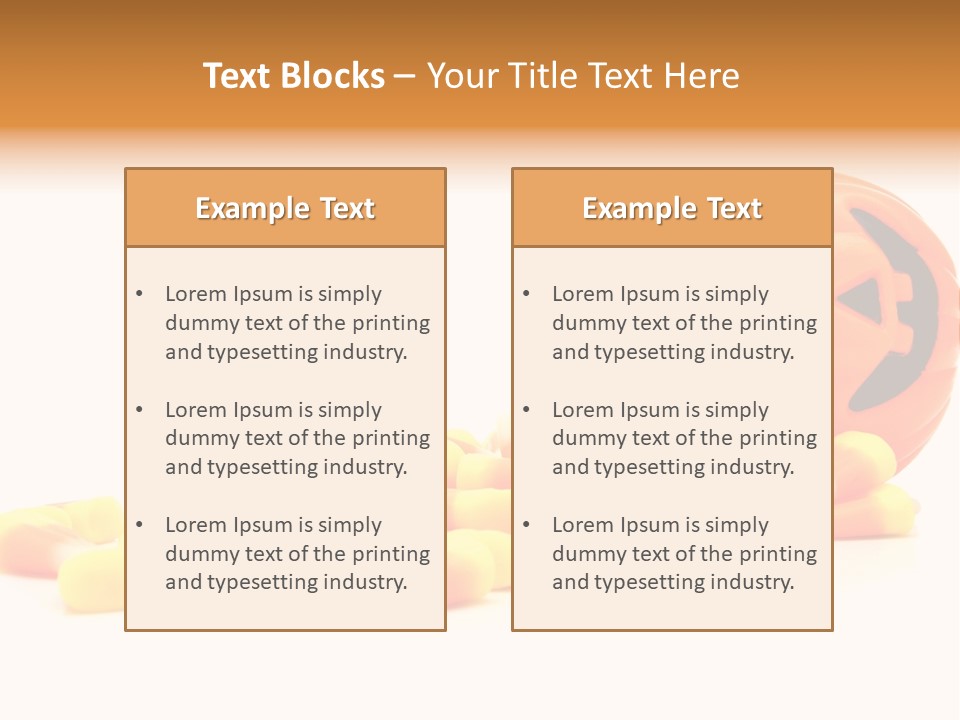 Fall Yellow Candy PowerPoint Template