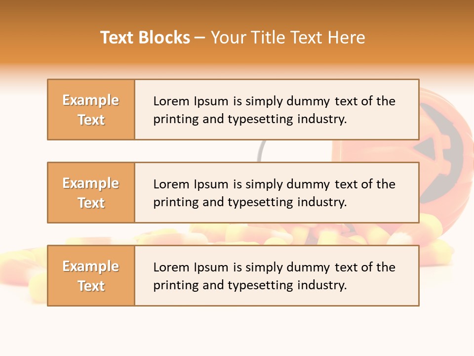Fall Yellow Candy PowerPoint Template