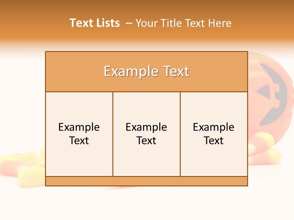 Fall Yellow Candy PowerPoint Template