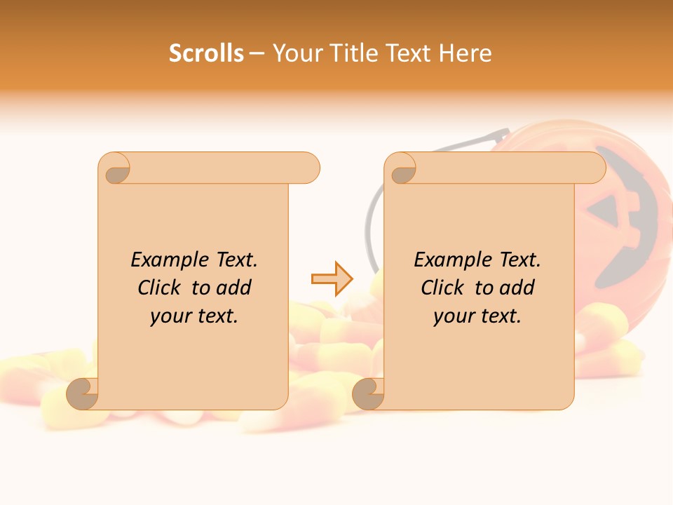 Fall Yellow Candy PowerPoint Template