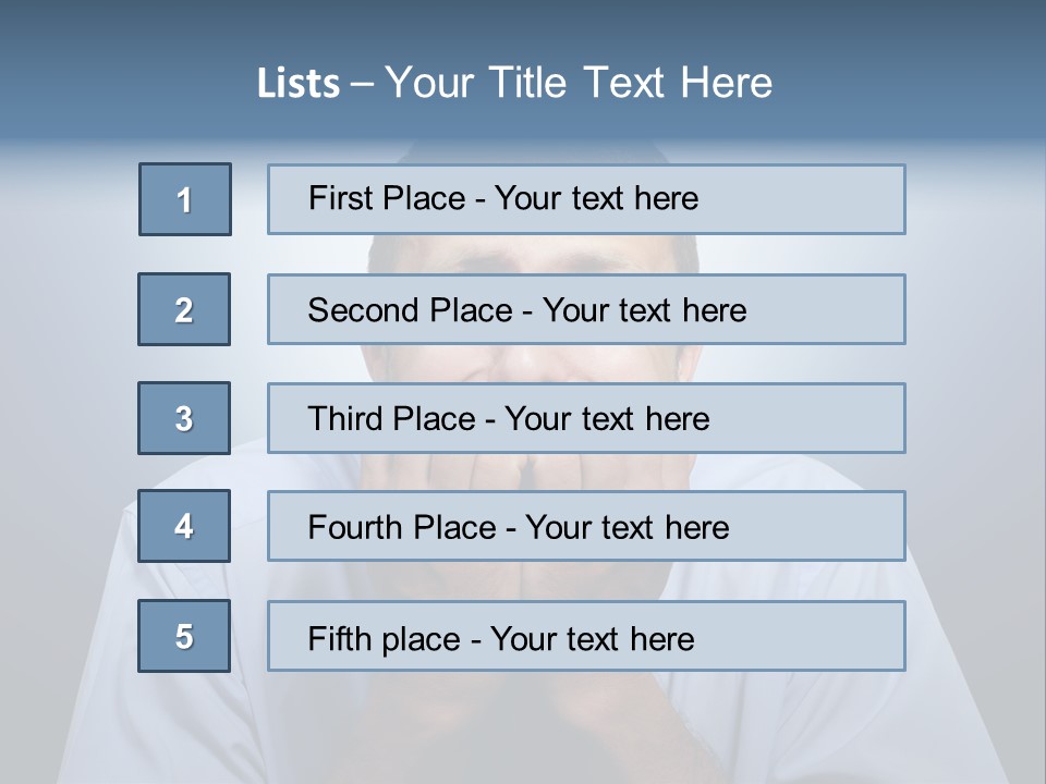 Depressed One Upset PowerPoint Template