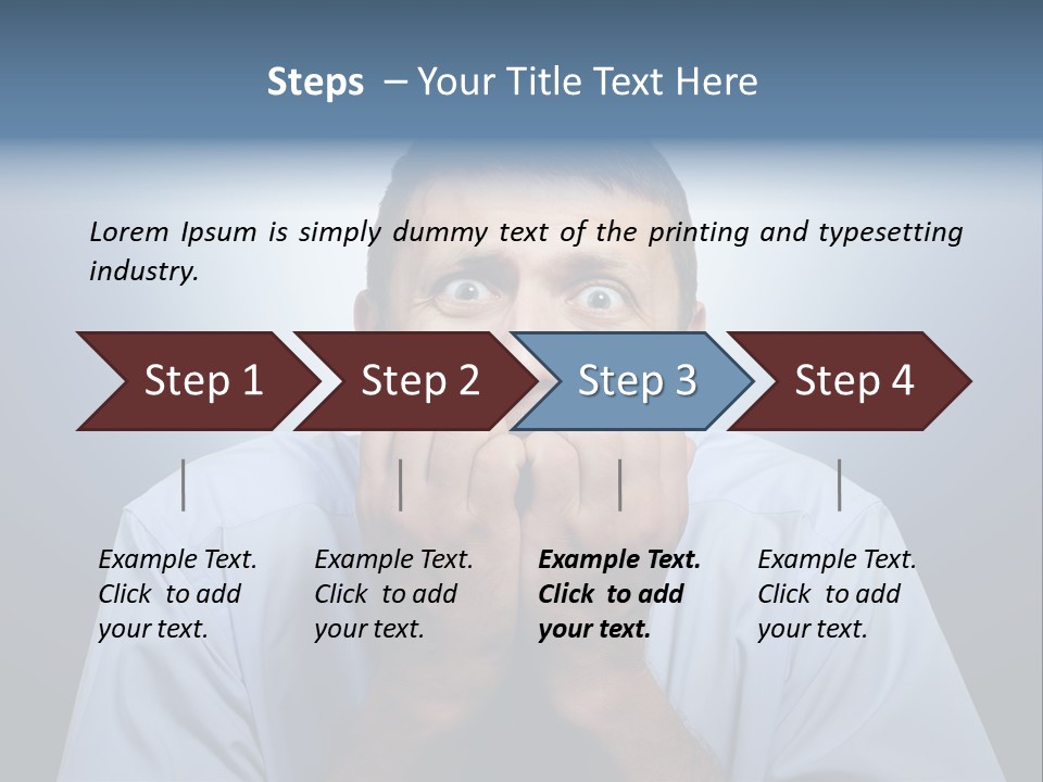 Depressed One Upset PowerPoint Template
