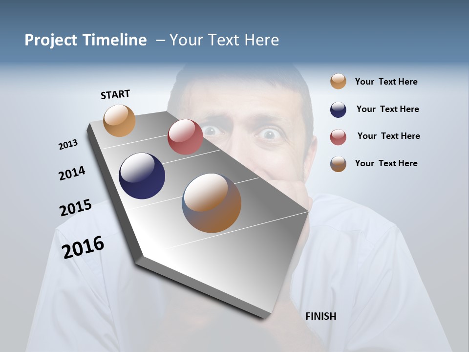 Depressed One Upset PowerPoint Template