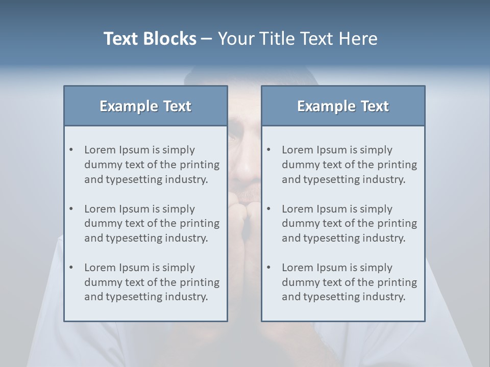 Depressed One Upset PowerPoint Template
