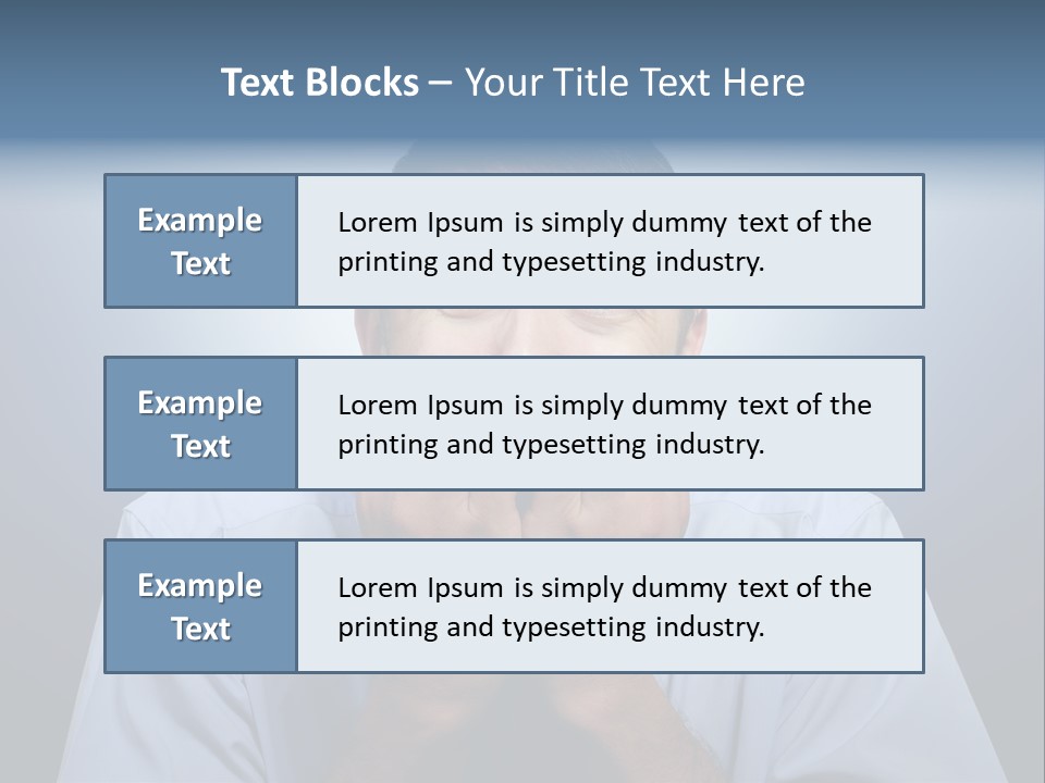 Depressed One Upset PowerPoint Template