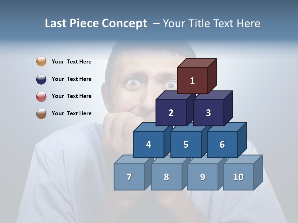 Depressed One Upset PowerPoint Template