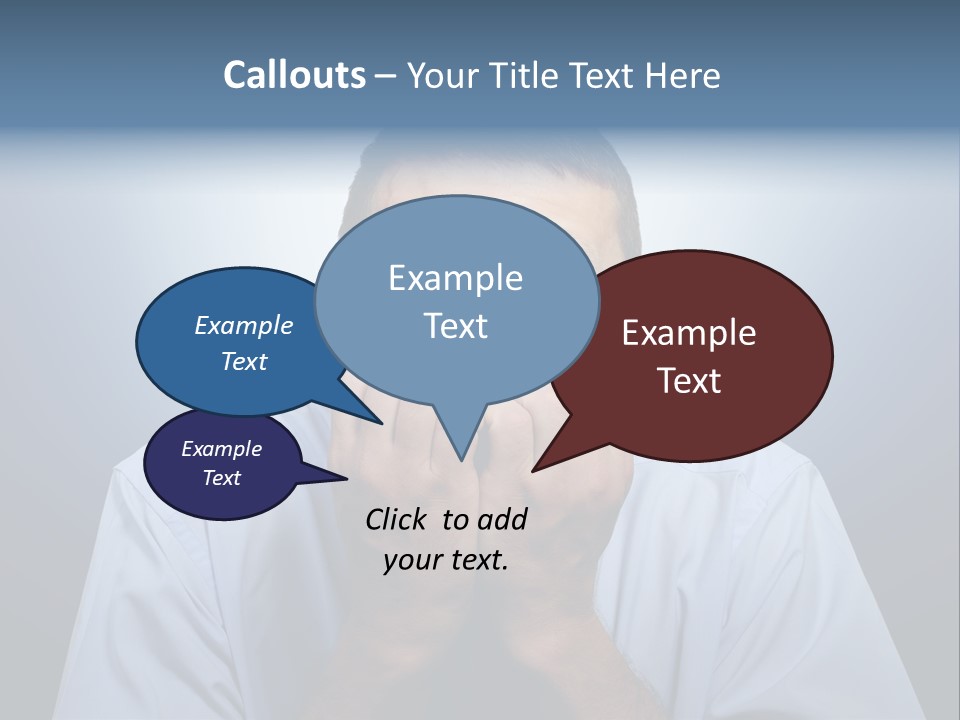 Depressed One Upset PowerPoint Template