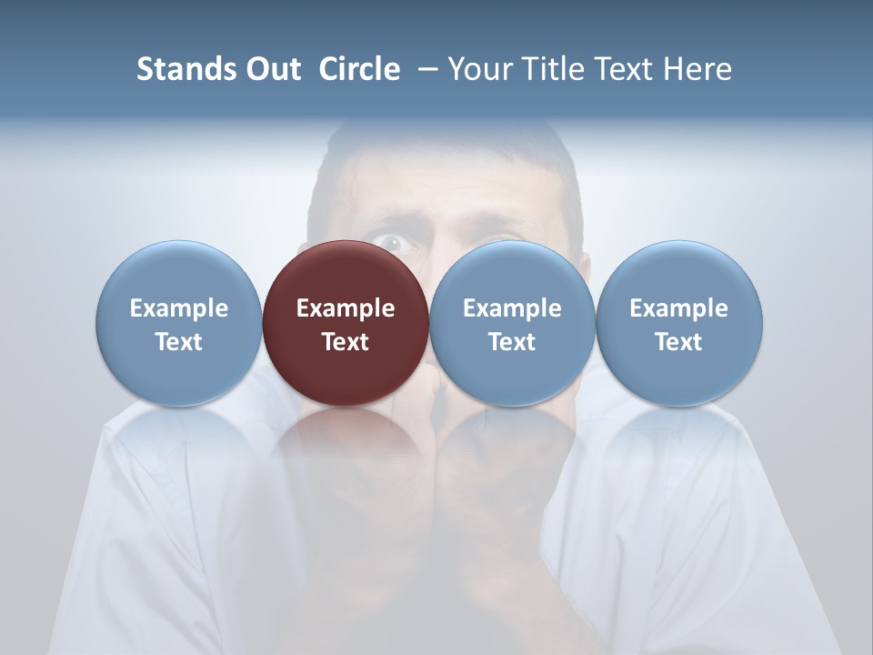 Depressed One Upset PowerPoint Template