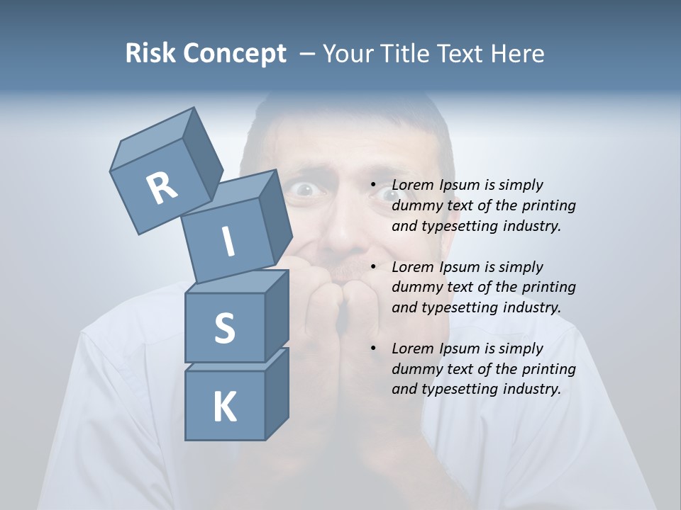 Depressed One Upset PowerPoint Template