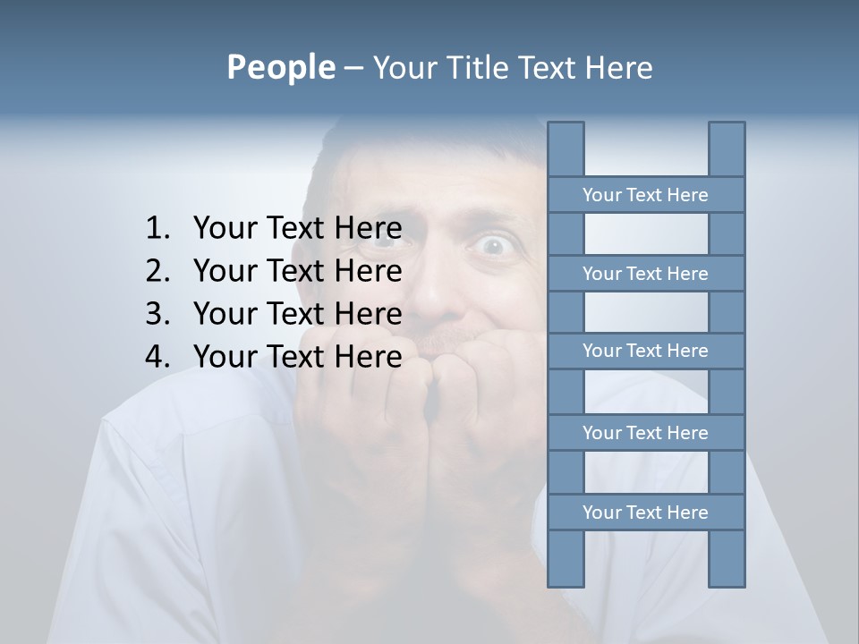 Depressed One Upset PowerPoint Template