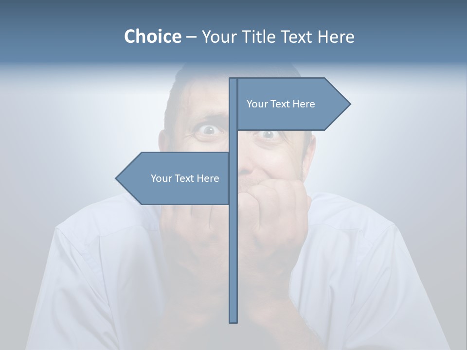 Depressed One Upset PowerPoint Template