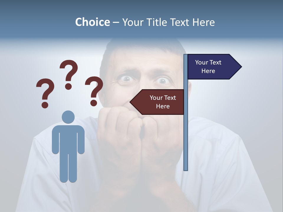 Depressed One Upset PowerPoint Template