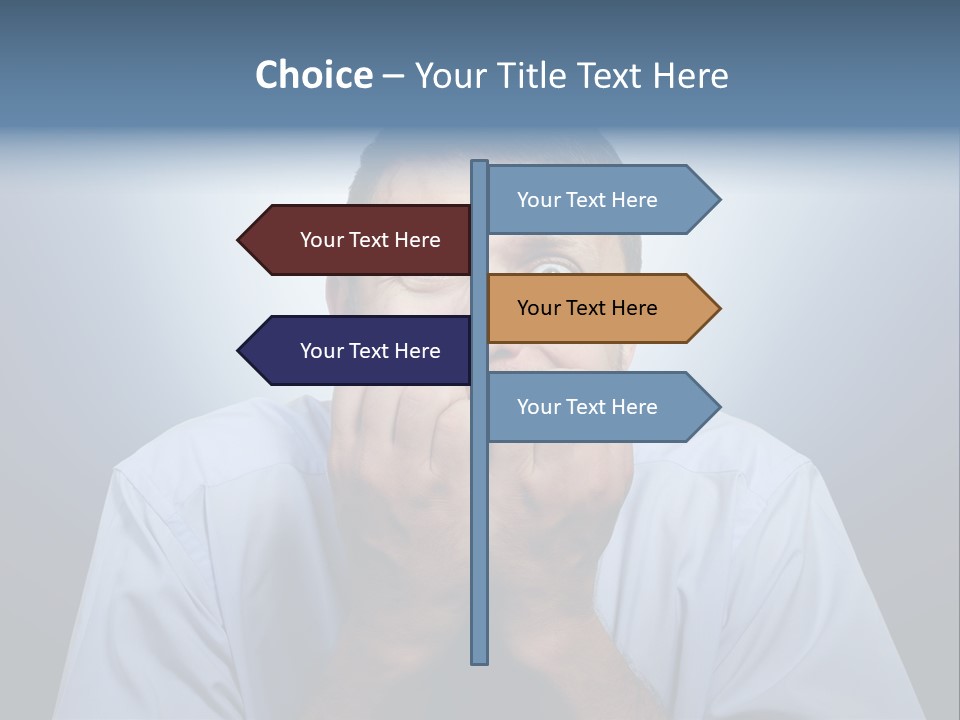 Depressed One Upset PowerPoint Template