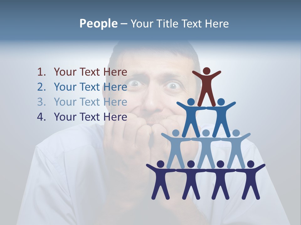 Depressed One Upset PowerPoint Template