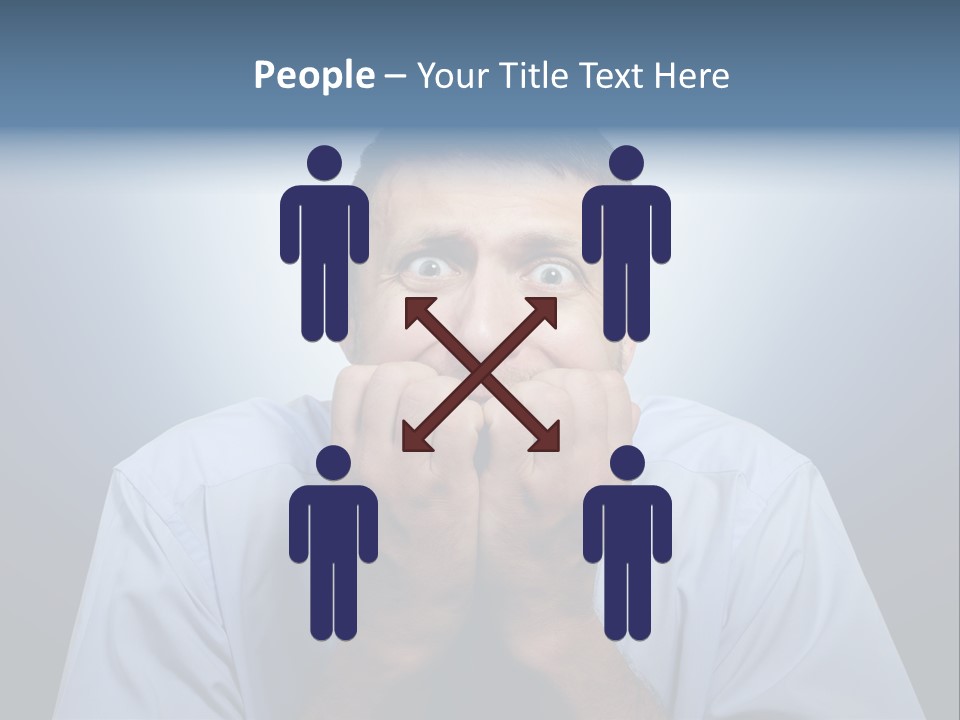 Depressed One Upset PowerPoint Template