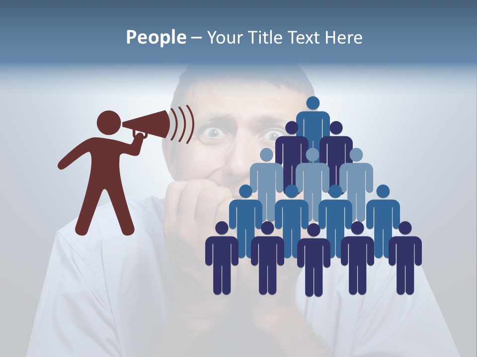 Depressed One Upset PowerPoint Template