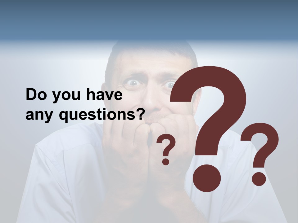 Depressed One Upset PowerPoint Template