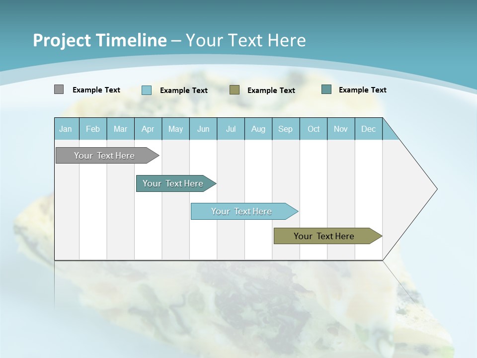 Healthy Plate Blue PowerPoint Template