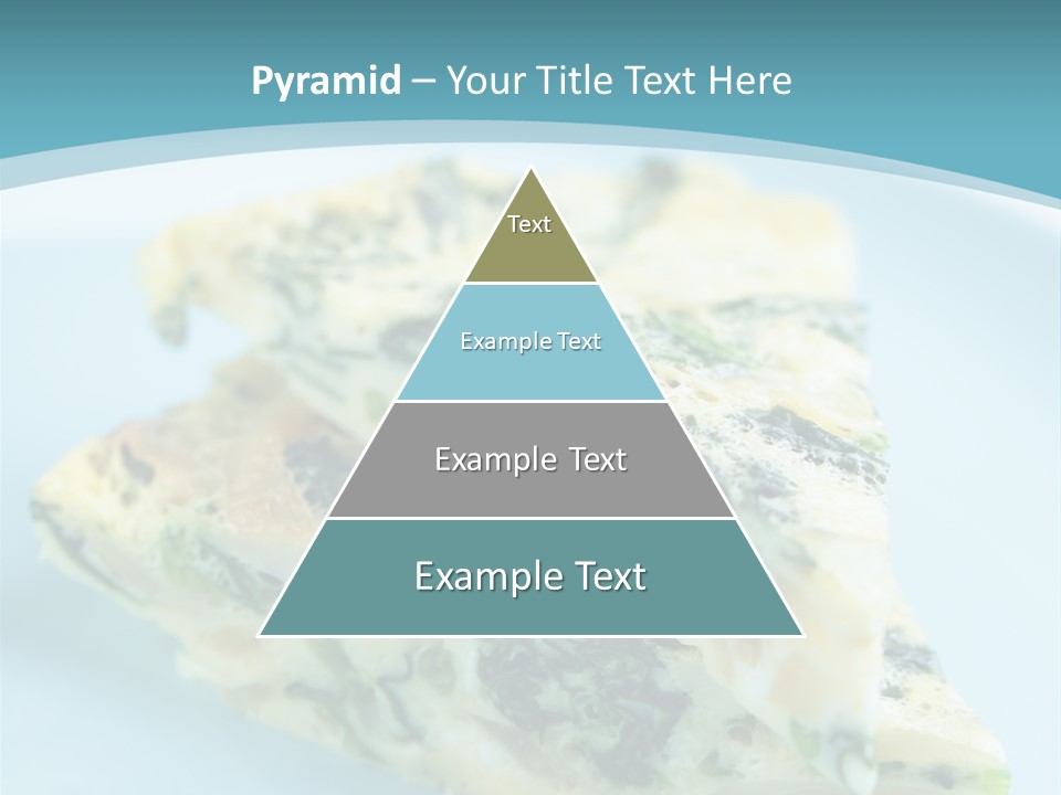 Healthy Plate Blue PowerPoint Template