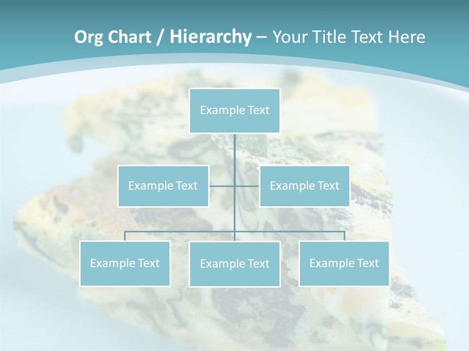 Healthy Plate Blue PowerPoint Template