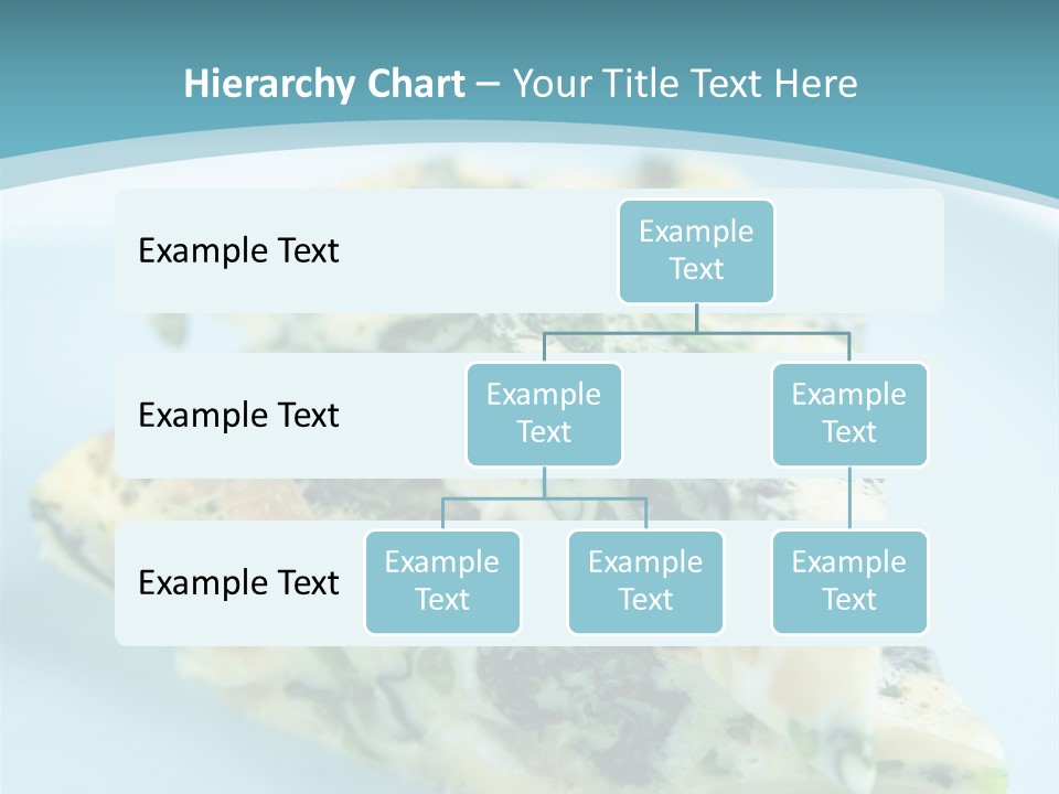 Healthy Plate Blue PowerPoint Template