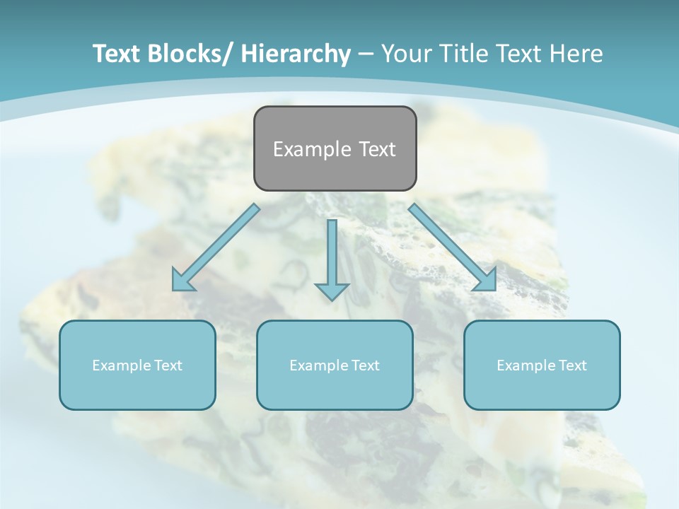 Healthy Plate Blue PowerPoint Template