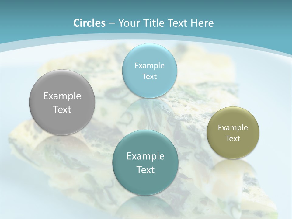 Healthy Plate Blue PowerPoint Template