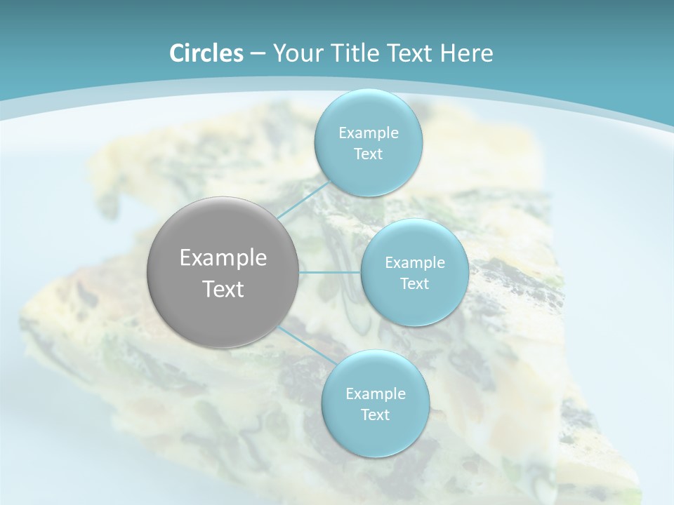 Healthy Plate Blue PowerPoint Template