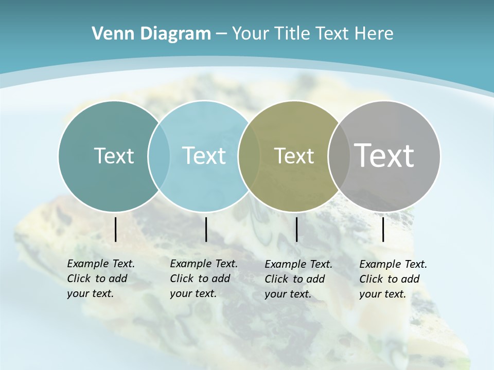 Healthy Plate Blue PowerPoint Template