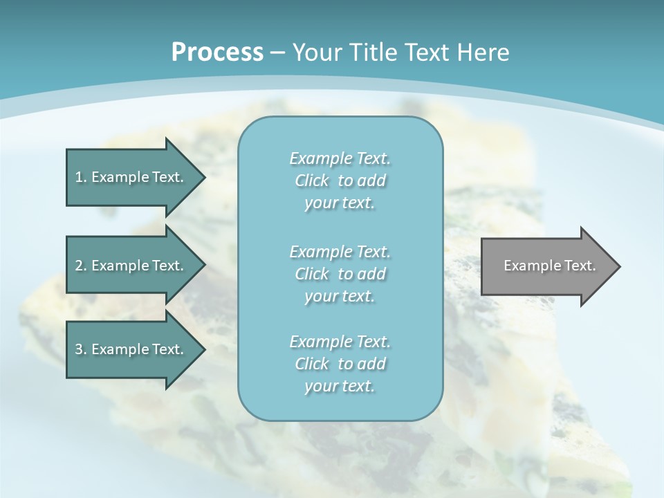 Healthy Plate Blue PowerPoint Template