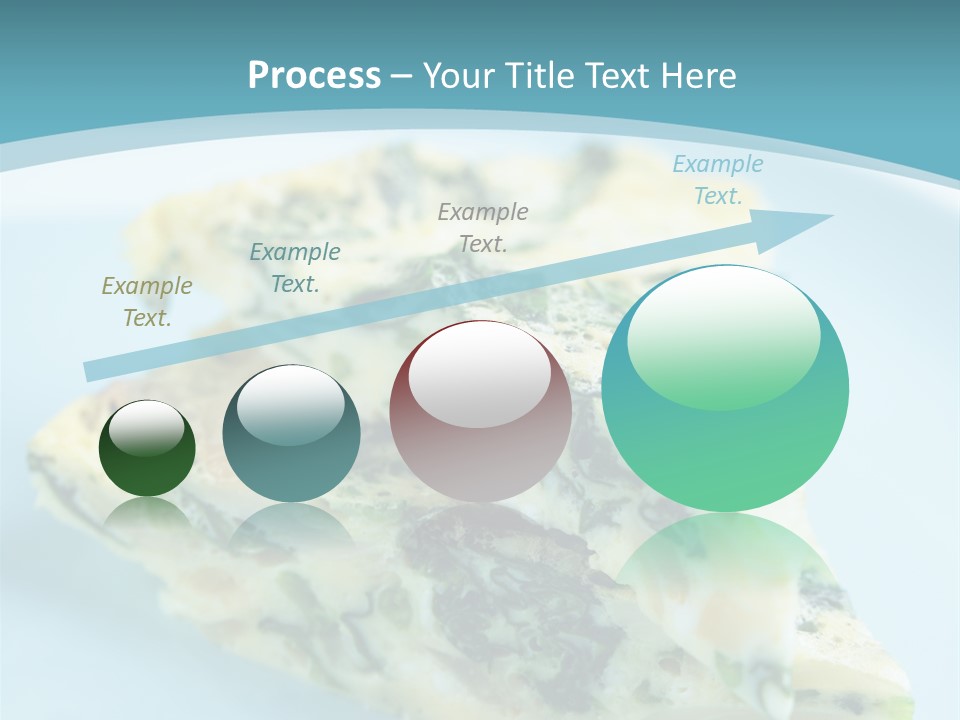 Healthy Plate Blue PowerPoint Template