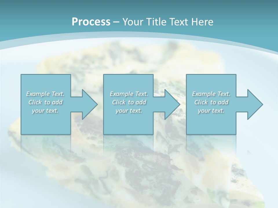Healthy Plate Blue PowerPoint Template