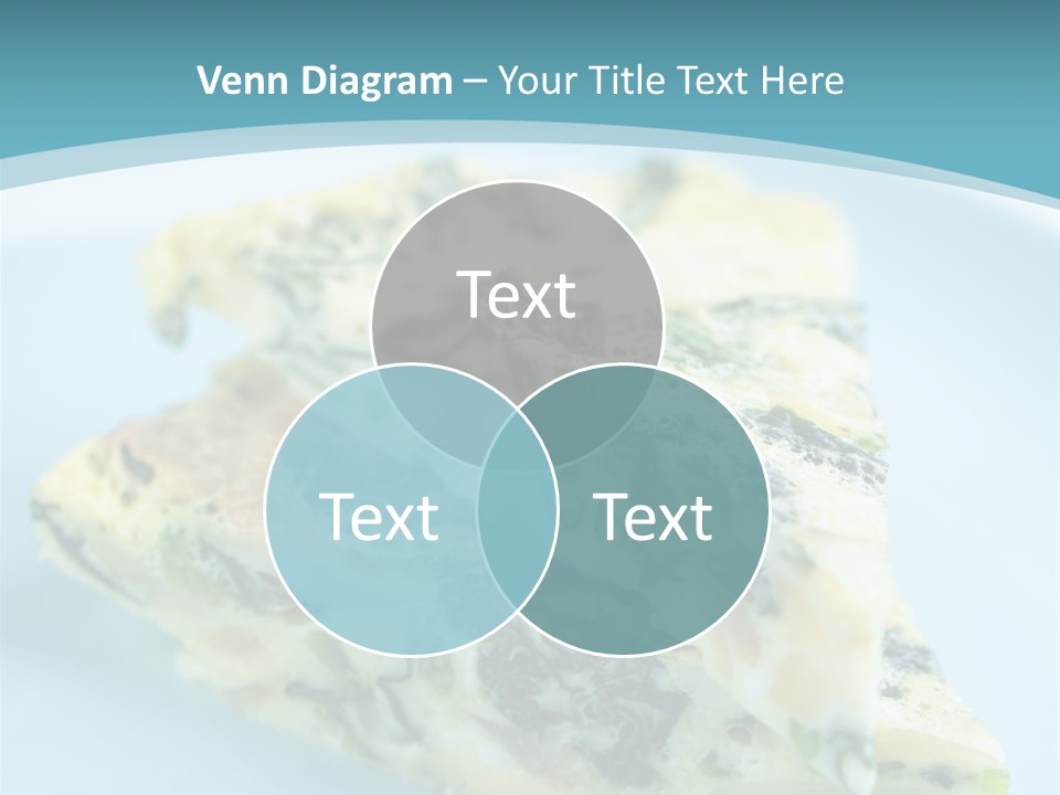Healthy Plate Blue PowerPoint Template