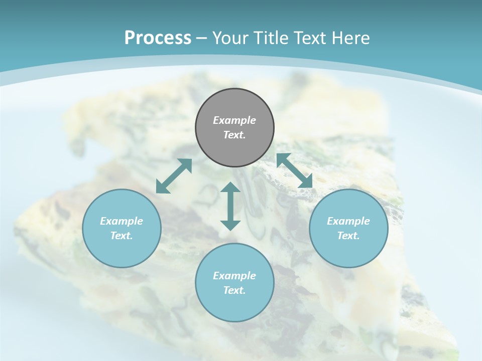 Healthy Plate Blue PowerPoint Template