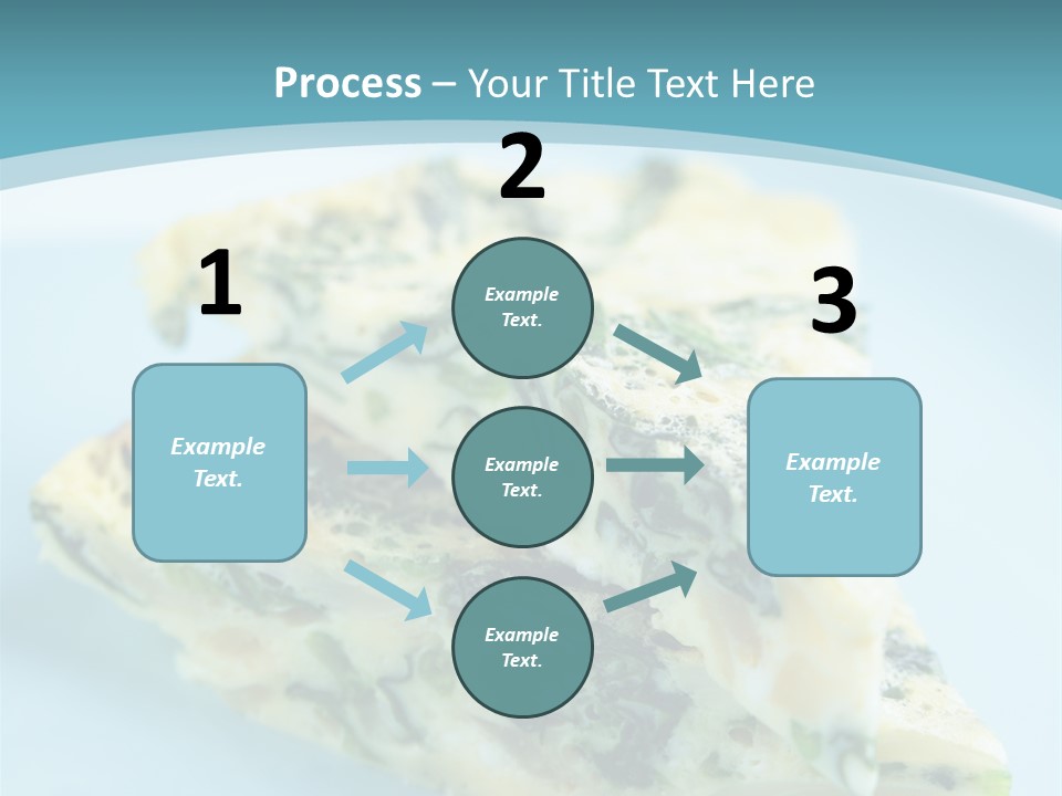 Healthy Plate Blue PowerPoint Template