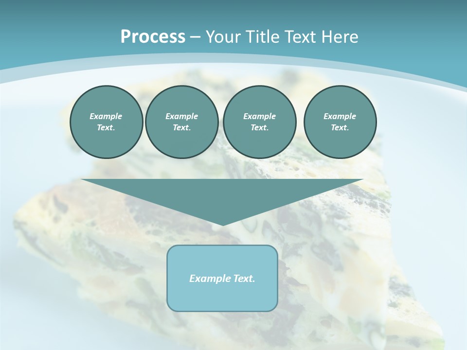 Healthy Plate Blue PowerPoint Template